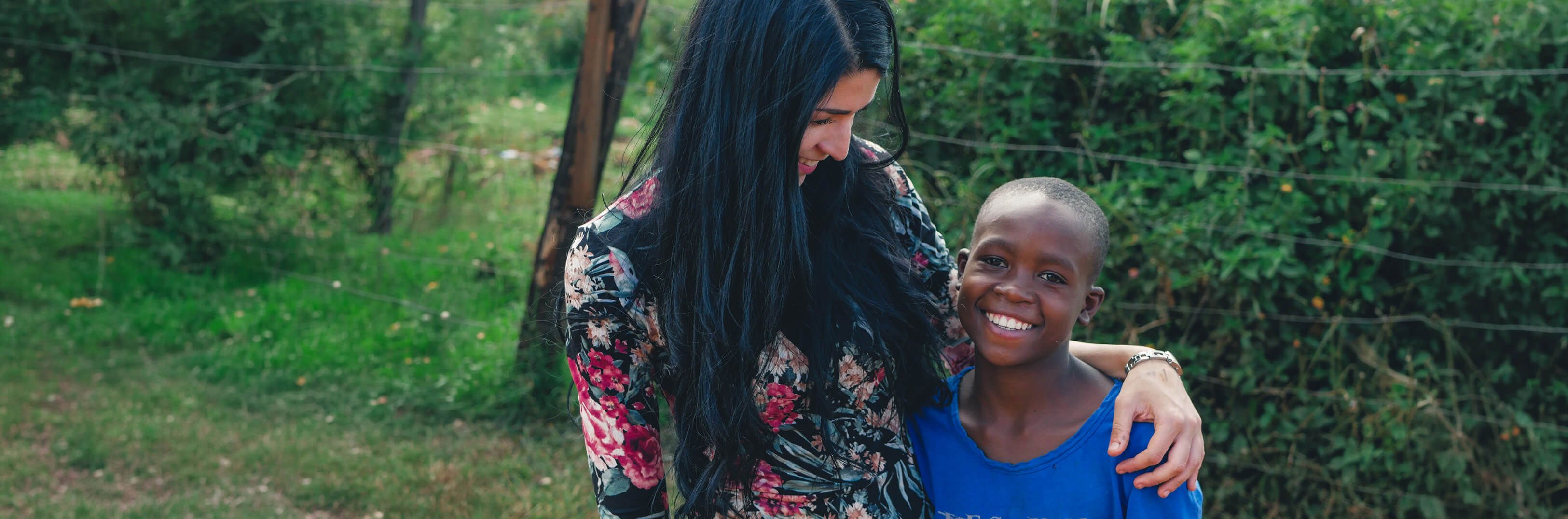 Woman with child at Embrace centre
