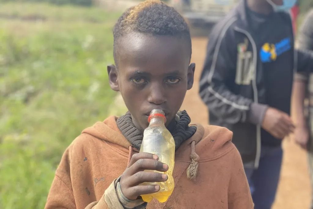 A boy facing street addiction before rescue
