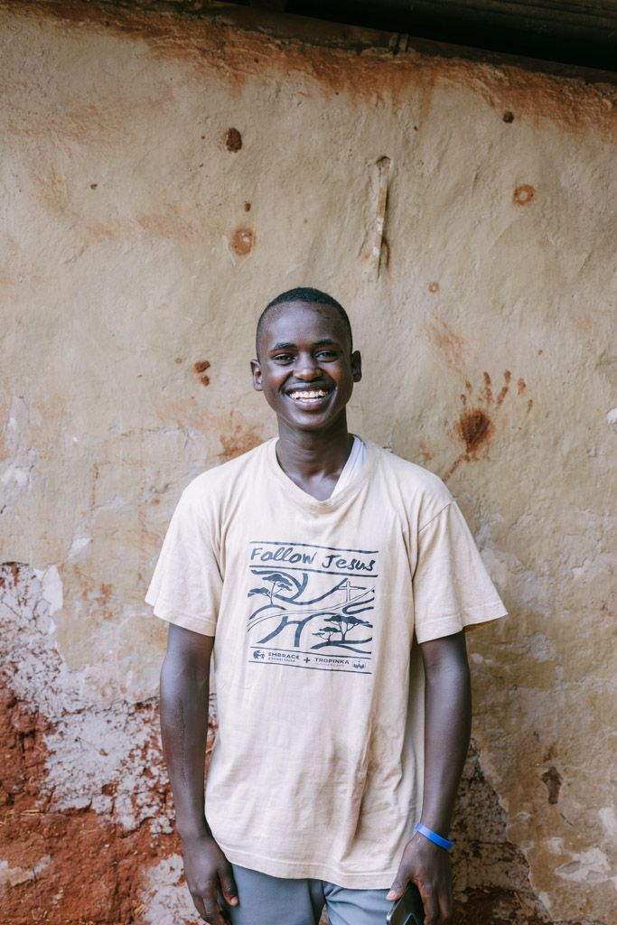 Jackson Mutugi, now a secondary school student at the Nairobi Centre