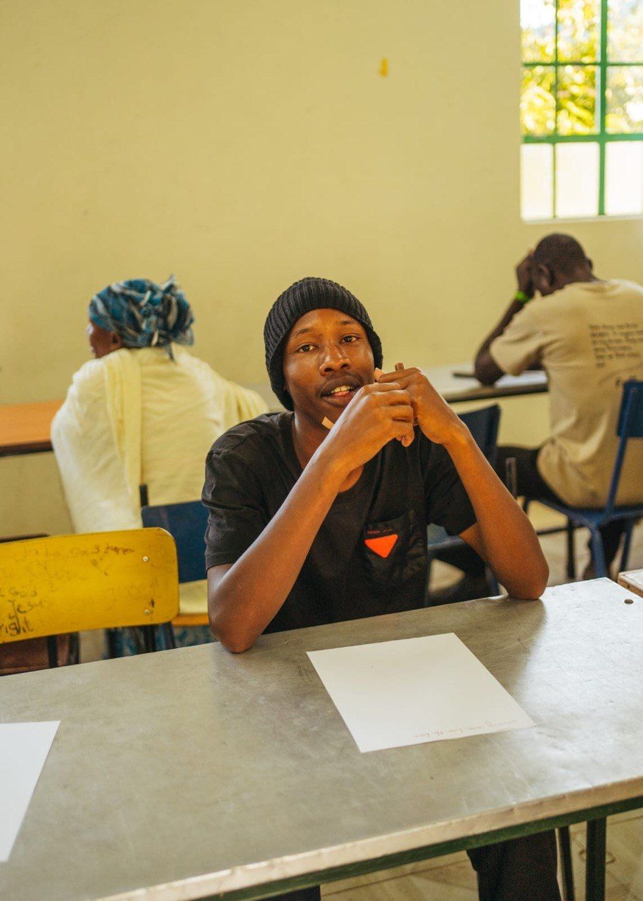 Michael Edukan, now free from drugs and active in his church at the Nairobi Centre