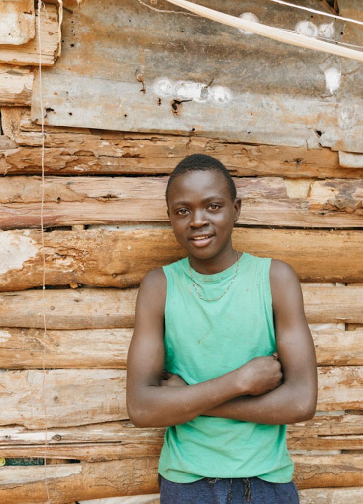Wilson at the Kitale Centre